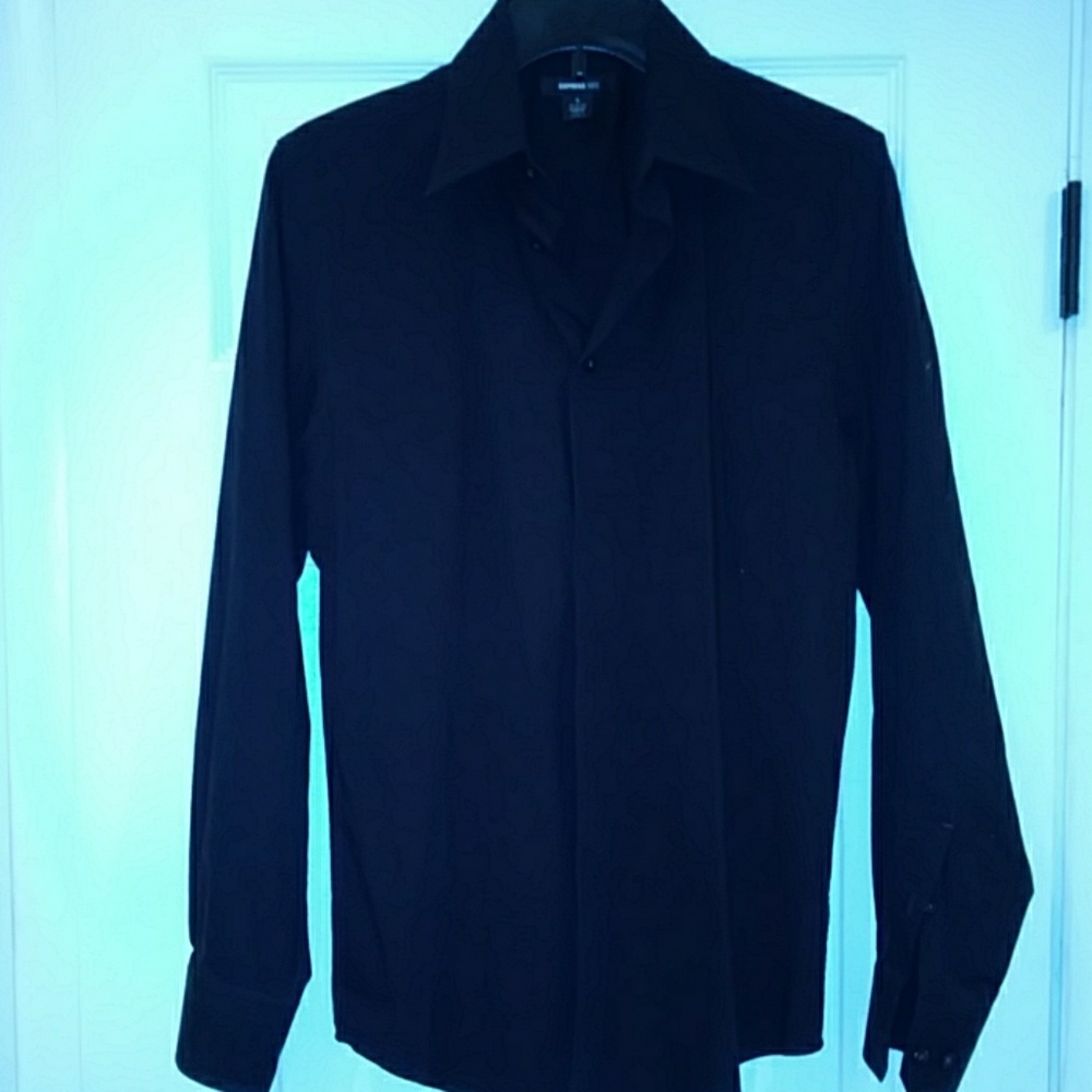 Men's Express Nwot black dress shirt